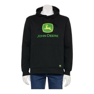 John Deere Core Graphic Logo Hoodie Black- Size XXL